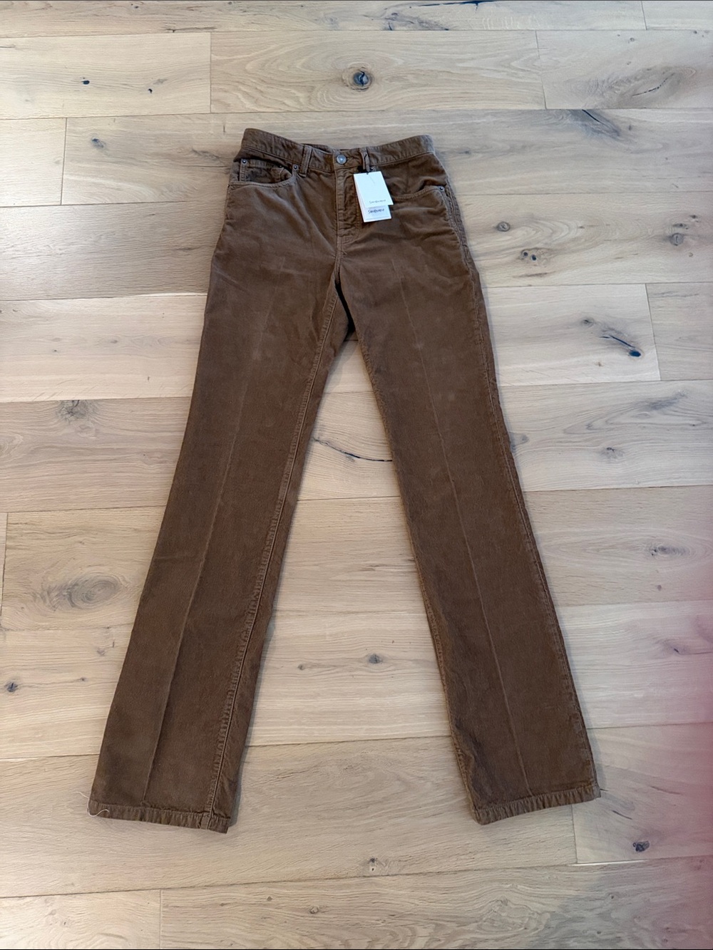 YSL Women’s Brown Corduroy Jeans